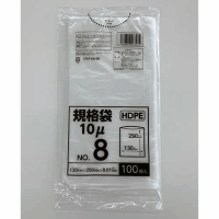 ポリ袋規格タイプ　８号　ＨＤＰＥ　ＣＦＫＴ－ＨＤ－０８