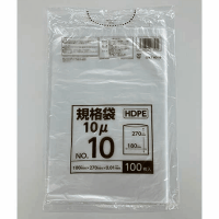 ポリ袋規格タイプ　１０号　ＨＤＰＥ　ＣＦＫＴ－ＨＤ－１０