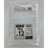 ポリ袋規格タイプ　１２号　ＨＤＰＥ　ＣＦＫＴ－ＨＤ－１２