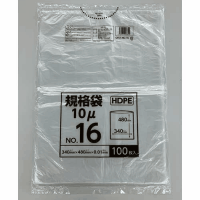 ポリ袋規格タイプ　１６号　ＨＤＰＥ　ＣＦＫＴ－ＨＤ－１６
