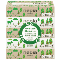 ネピアネピｅｃｏＢＯＸティシュ　５個パック