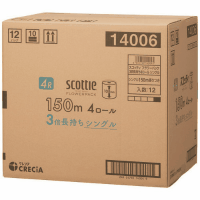 スコッティ　フラワー３倍長持ち　Ｓ　４Ｒ×１２Ｐ