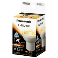 ＬＥＤ電球Ｅ１１ハロゲン形広角電球色　ＬＤＲ３ＬＷＥ１１