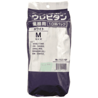 ウレタン背抜き手袋白１０双組　１５２３－１０Ｐ　Ｍ