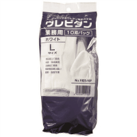 ウレタン背抜き手袋白１０双組　１５２３－１０Ｐ　Ｌ