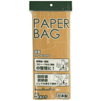 紙製新聞雑誌整理袋　５枚入　柄入