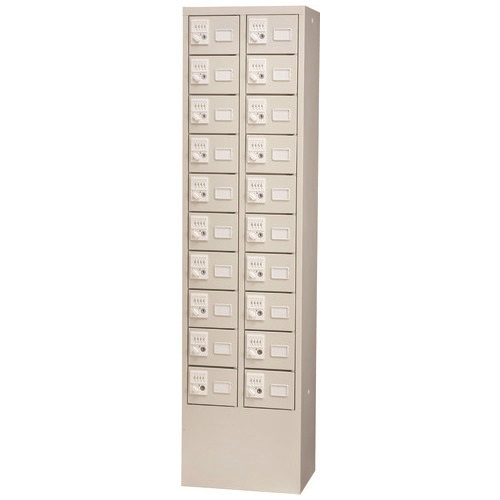 小物入ロッカーＶＬ－２０ＤＮ　２列１０段ダイヤル錠　取寄品