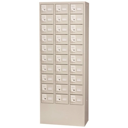 小物入ロッカーＶＬ－３０ＤＮ　３列１０段ダイヤル錠　取寄品