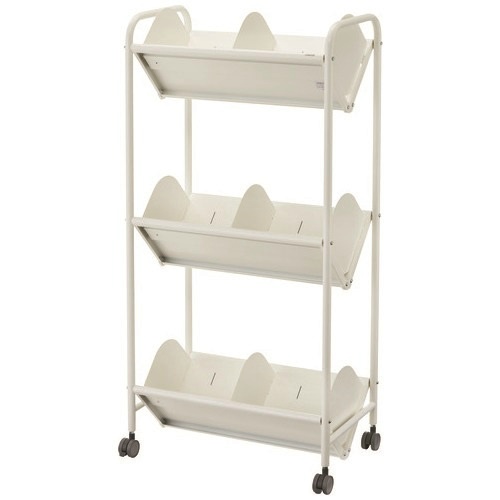 ファイルワゴン　ＢＲ－３Ｓ　３段　ホワイト