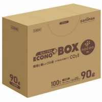 ｎｏｃｏｏエコノプラスＢＯＸ半透明９０Ｌ　１００枚　ＣＥ９４