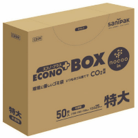 ｎｏｃｏｏエコノプラスＢＯＸ半透明３００Ｌ　５０枚　ＣＥ０９