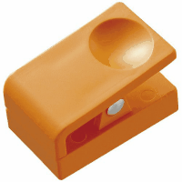 マグネットクリッププラタイプ　橙　Ｂ５１１Ｊ－Ｏ　１０個