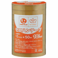 セロハンテープ　１５ｍｍ×５０ｍ　Ｂ６４１Ｊ　１０巻