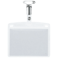 タッグ式名札パスケース（金属クリップ）　特大ヨコ　５０枚