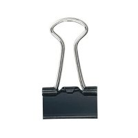 ダブルクリップ　極豆　ＣＰ－１０７　ブラック　２０個