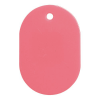 番号札（小）　無地　桃　ＢＮ－Ｓ６６０　１００枚