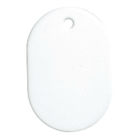 番号札（小）　無地　白　ＢＮ－Ｓ６５７　１００枚