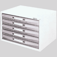 アバンテケース　Ａ４ヨコ　浅型５段　ＡＬ－Ｗ５－Ｗ