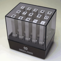 サンビー　エンドレススタンプ数字１５本セット　３号　ゴシック