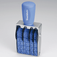 シヤチハタ　回転ゴム印　欧文日付１号　ゴシック　ＮＦＤ－１Ｇ