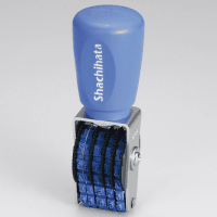 シヤチハタ　回転ゴム印　欧文日付６号　ゴシック　ＮＦＤ－６Ｇ