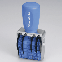 回転ゴム印　欧文飛日付４号手形用　ゴシック　ＮＦＢ－４ＴＧ