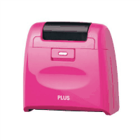 個人情報保護スタンプ　ローラーケシポンワイド　ピンク