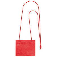 カラーイベント名札名刺サイズ５００枚赤Ｂ３６１Ｊ－Ｒ－５００