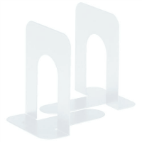 ブックエンド　Ｍ　白　２個／１組　Ｂ１６７Ｊ－Ｍ－ＷＨ