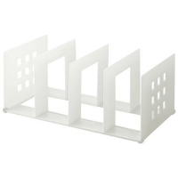 仕切りラック３９０ｍｍ　Ａ７３２２－１　乳白