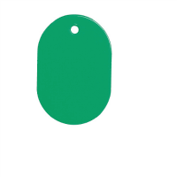 番号札　ＢＮ－Ｌ　大　無地　緑　５０枚