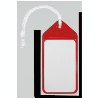 ネームタッグ旅行名札　Ｃ－８０－５－Ｒ　レッド