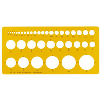 テンプレート円定規１－８４３－０１０１