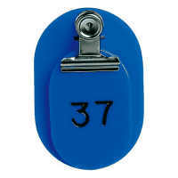 親子札　＃７１５５　ＢＯ－１Ｂ　１～５０（５０組）　青