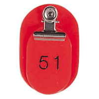 親子札　＃７１５２　ＢＯ－５１Ｒ　５１～１００（５０組）　赤