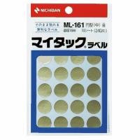 マイタック　カラーラベル　ＭＬ－１６１　金　１６ｍｍ