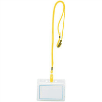 マイティーループ　名札Ｓ　ＭＬＣ－１３２Ｙ　黄　１０本