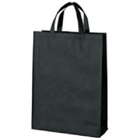 不織布手提げバッグ中１０枚ブラッグＢ４５１Ｊ－ＢＫ