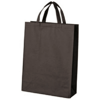 不織布手提げバッグ中１０枚ブラウンＢ４５１Ｊ－ＢＲ