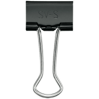 ダブルクリップ　小　２００個　Ｂ７５２Ｊ－Ｓ２００