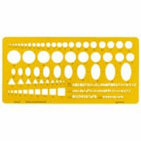 テンプレート組合せ定規１－８４３－０１４０