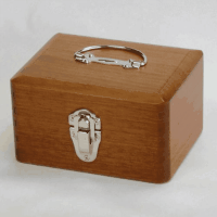 木製かけ錠印箱　Ｙ７１　小