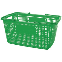 ショップかご　３０Ｌ緑１０個　Ｂ２６４Ｊ－ＧＲ１０