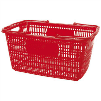 ショップかご　３０Ｌ赤１０個　Ｂ２６４Ｊ－ＲＥ１０