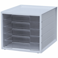 レターケース５段　ＬＣＪ－５Ｍ　ホワイト