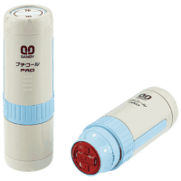 プチコールＰＲＯ１５　直径１５ｍｍ　印面【受付】　ブルー