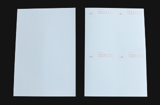 はがき 4面付 No.422 ケント 並口 片面 Bタイプ