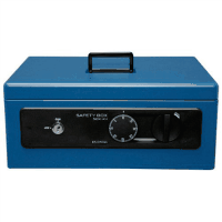 手提げ金庫　防犯ブザー付　Ａ４　ＳＢＸ－Ａ４　ブルー