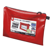 耐水メールバッグ　Ａ４　マチ無　ＭＰＯ－Ａ４Ｒ　赤