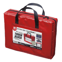 耐水メールバッグ　Ａ４　マチ付　ＭＰＯ－Ａ４Ｒ－Ｄ　赤